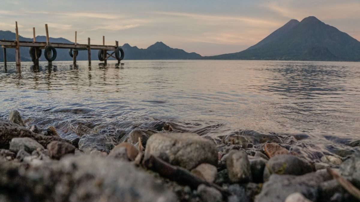 Guatemala Volcanoes and Lake Atitlan in Solola